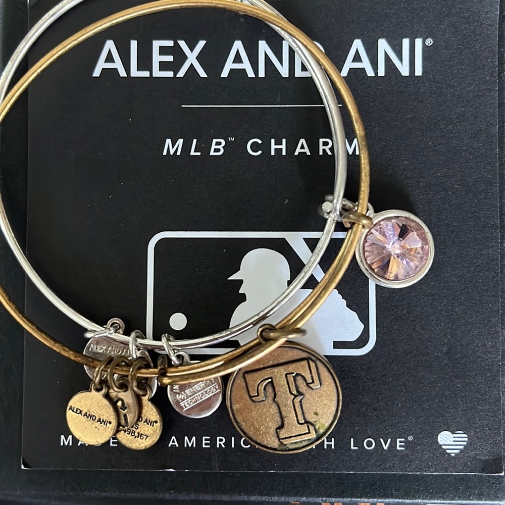 Alex and Ani charm bracelets